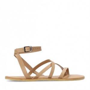 Groundies Florence Barfuß Sandalen Damen Beige | ZV75-931