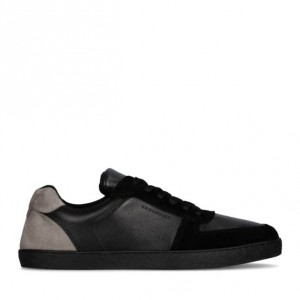 Groundies Hamptons Barfußschuhe Herren Schwarz Grau | EB27-856