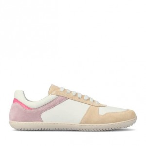 Groundies Orlando Barfußschuhe Damen Weiß Beige Rosa | MS42-697