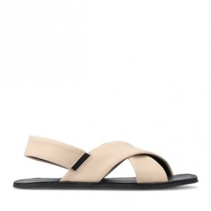 Groundies Verona Barfuß Sandalen Damen Beige | UL09-567