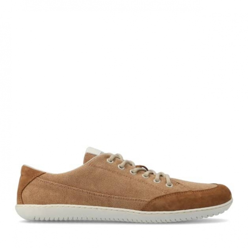 Groundies Amsterdam Barefoot+ Barfuß Sneaker Damen Braun | UZ42-330