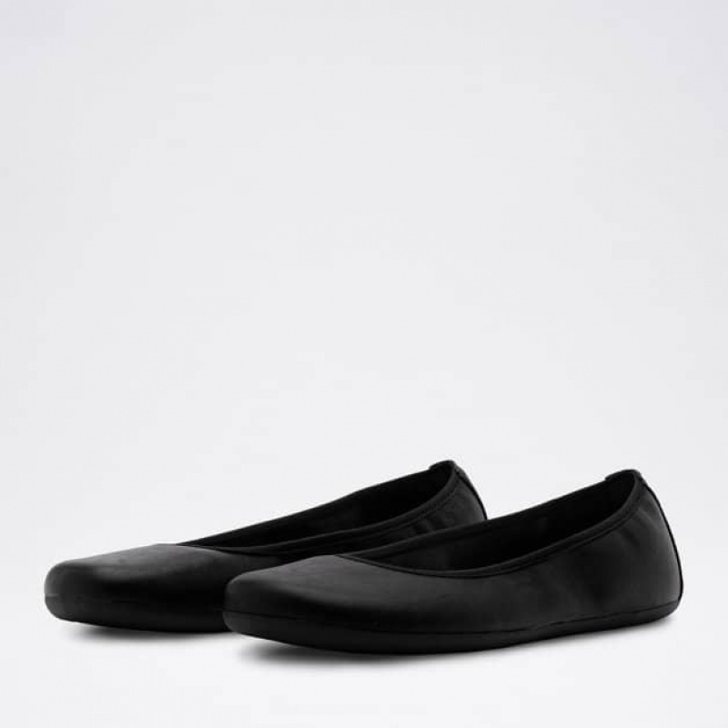 Groundies Bella Vegan Barfuß Ballerinas Damen Schwarz | TC86-478