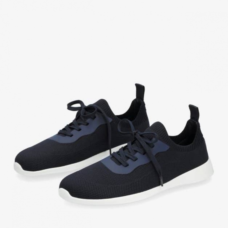 Groundies Breath Vegan Barfußschuhe Herren Blau | QV77-471