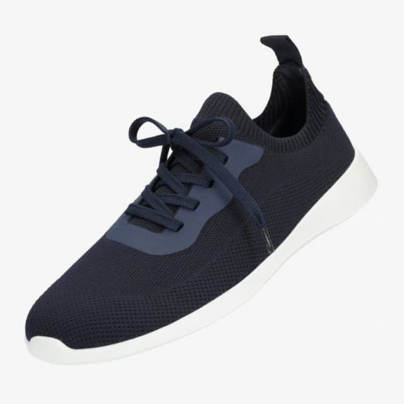 Groundies Breath Vegan Barfußschuhe Herren Blau | QV77-471