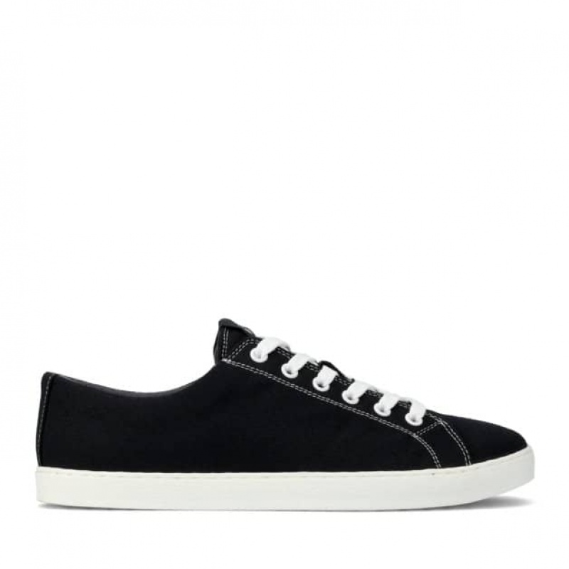 Groundies Brooklyn Low Barfuß Sneaker Damen Schwarz | HQ27-966