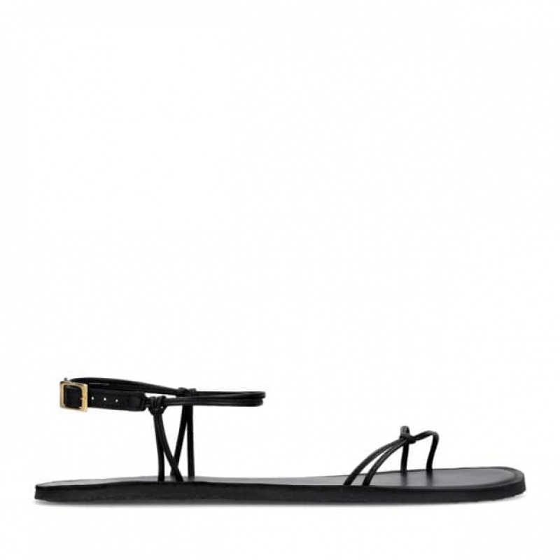 Groundies Cadiz Barfuß Sandalen Damen Schwarz | JC49-023