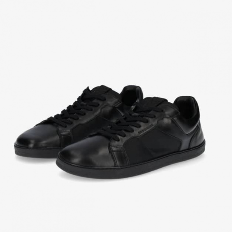 Groundies Court Sneaker Herren Schwarz | IK42-460