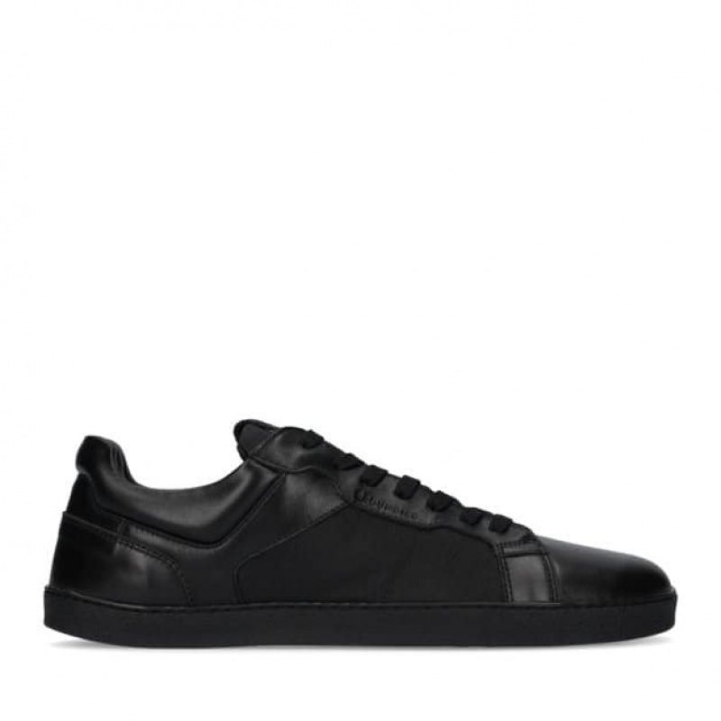 Groundies Court Sneaker Herren Schwarz | IK42-460