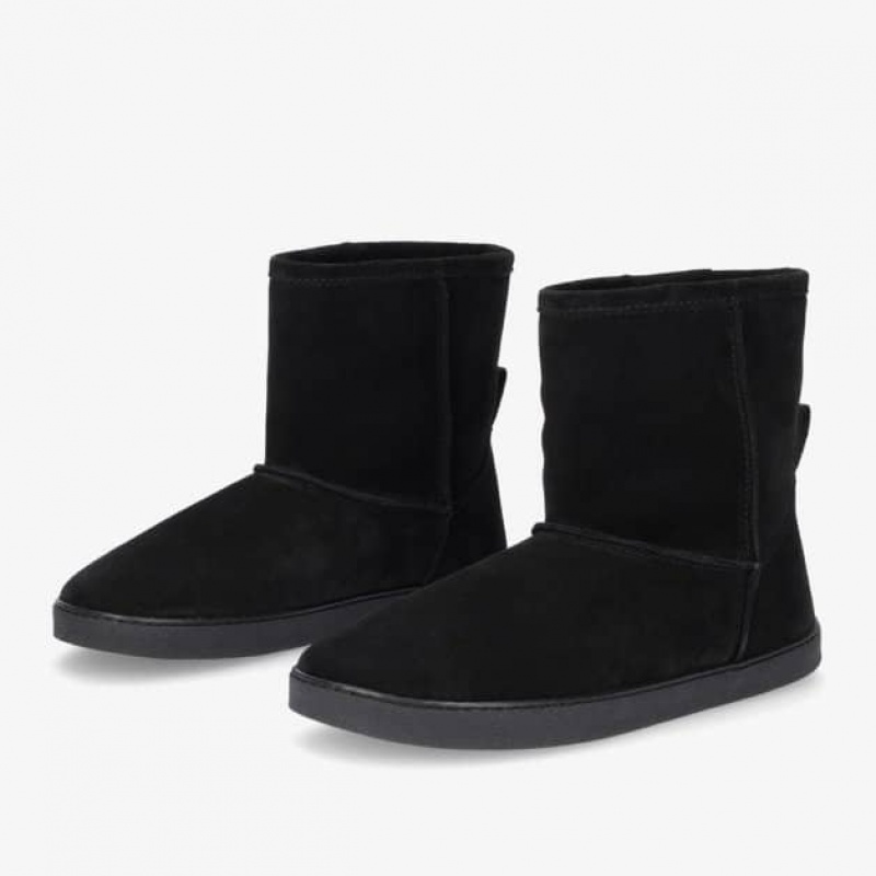 Groundies Cozy Boot Stiefel Damen Schwarz | AG06-186