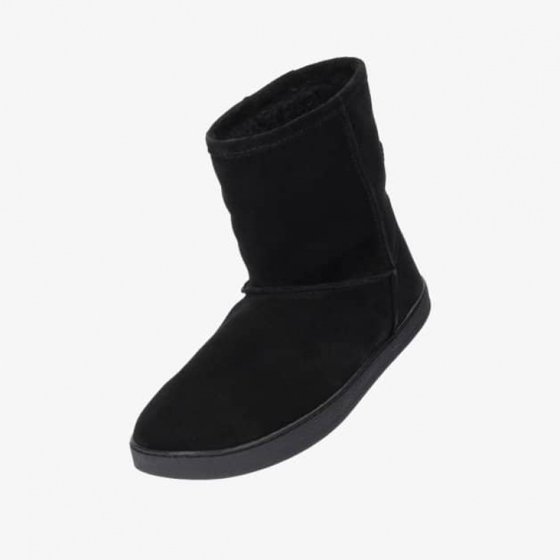 Groundies Cozy Boot Stiefel Damen Schwarz | AG06-186