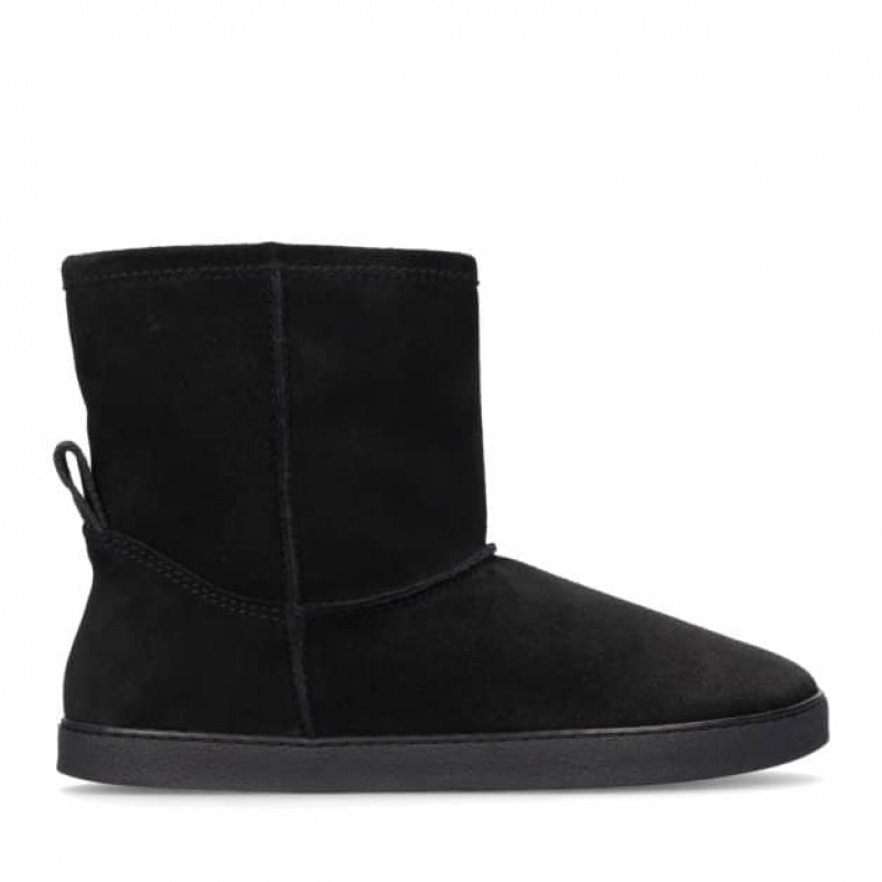 Groundies Cozy Boot Stiefel Damen Schwarz | AG06-186