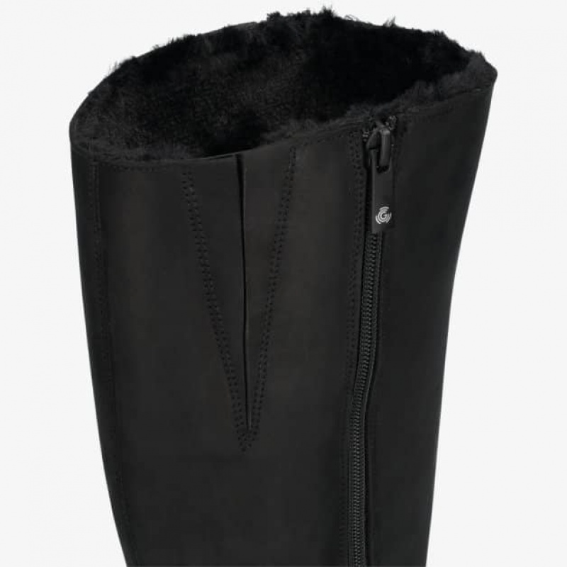 Groundies Derby Barfuß Stiefel Damen Schwarz | VO38-673