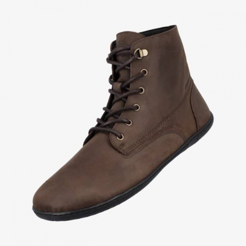 Groundies Esberg Barfuß Stiefel Herren Braun | DW24-607