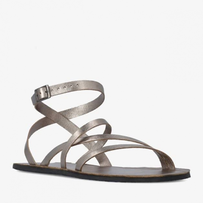 Groundies Florence Barfuß Sandalen Damen Gold | SY38-788