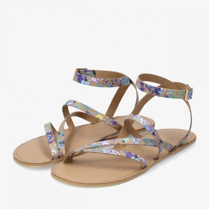 Groundies Florence X NAITO Barfuß Sandalen Damen Beige | YK26-990