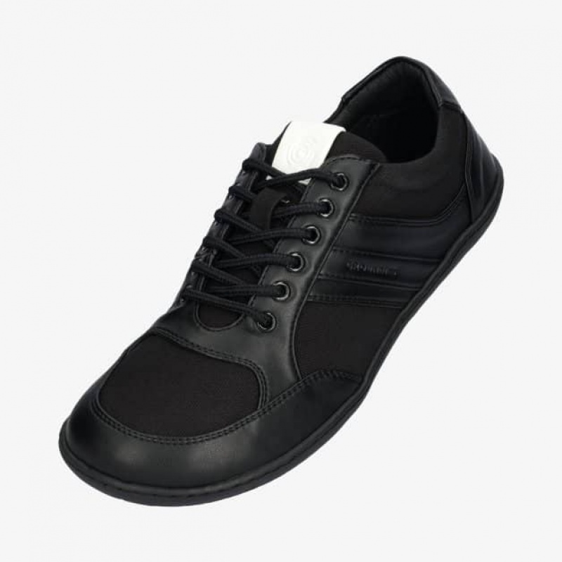 Groundies Intense Vegan Barfußschuhe Herren Schwarz | LT62-474