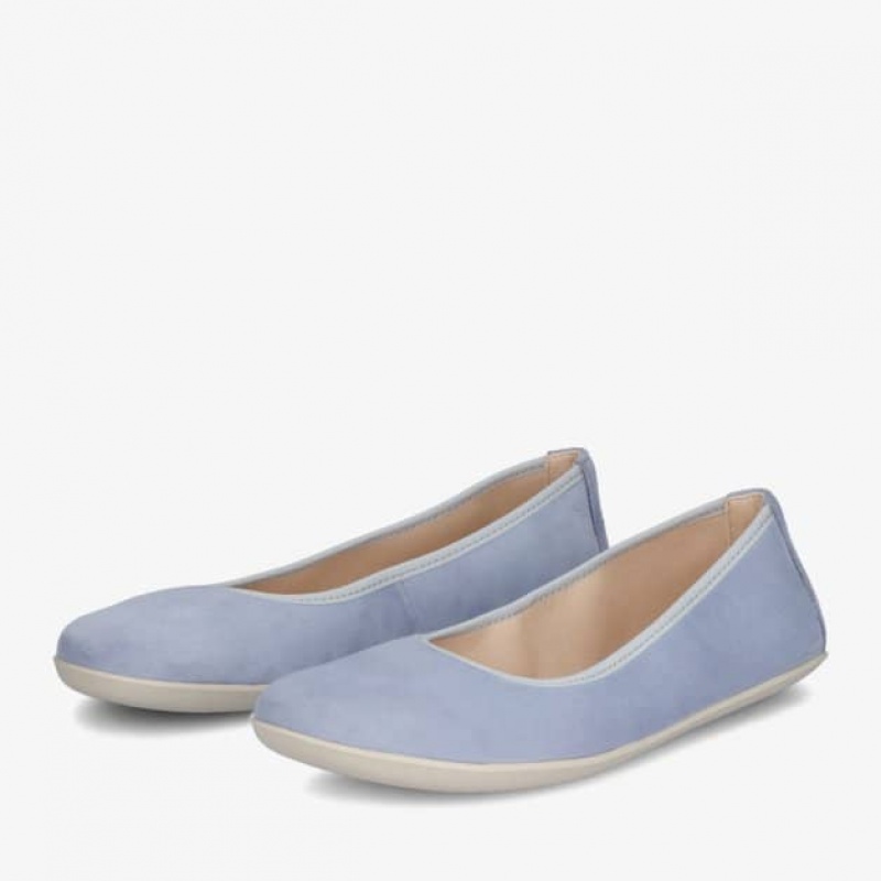 Groundies Lily Soft Barfuß Ballerinas Damen Hellblau | KL00-656