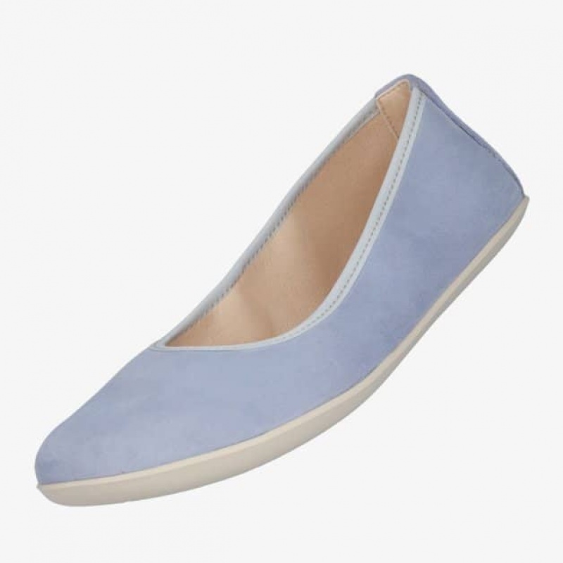 Groundies Lily Soft Barfuß Ballerinas Damen Hellblau | KL00-656