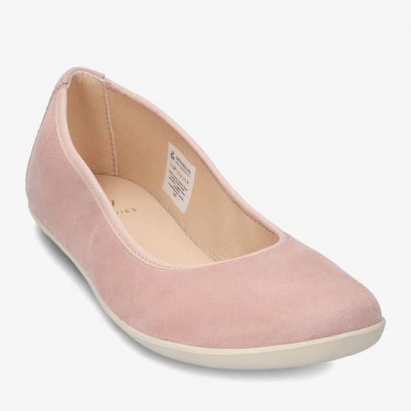 Groundies Lily Soft Barfuß Ballerinas Damen Rosa | XR20-796