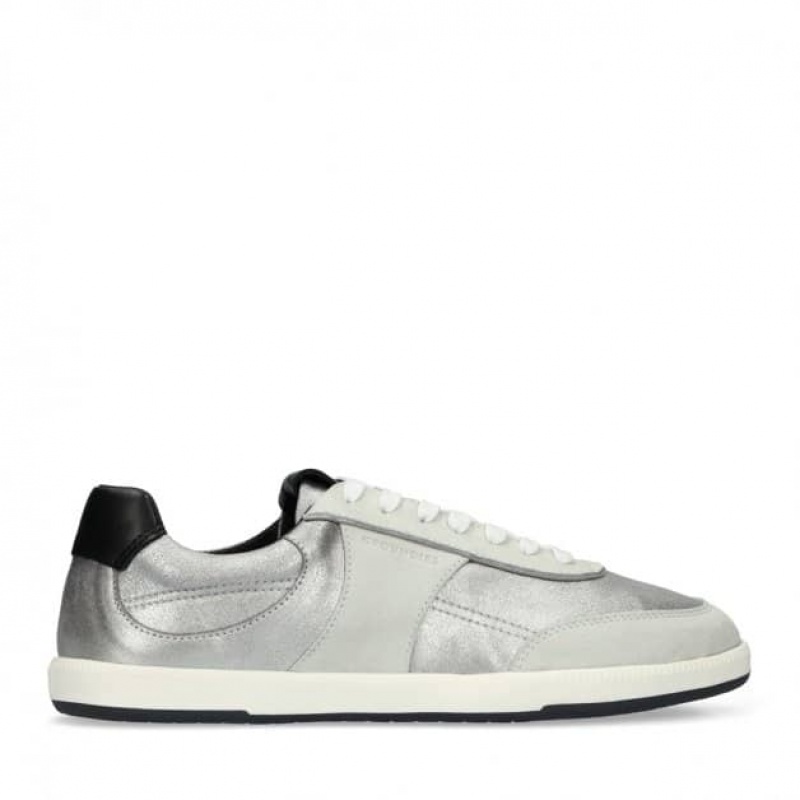 Groundies Long Island Barfußschuhe Damen Silber | QG75-260