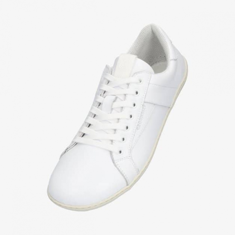 Groundies Melbourne Barfuß Sneaker Herren Weiß | HG44-239