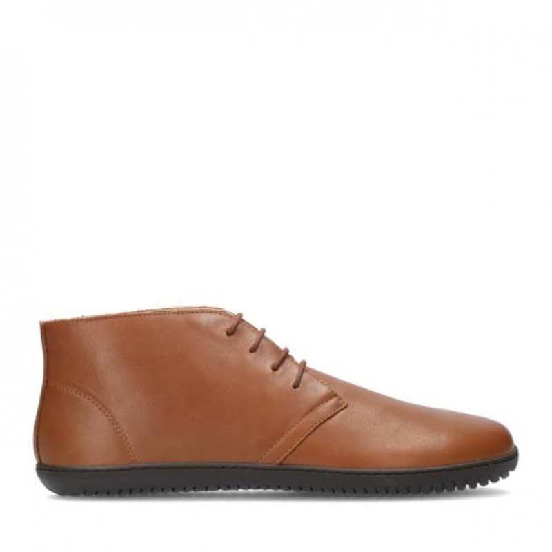 Groundies Milano Barfuß Schnürschuhe Herren Braun | LZ06-804