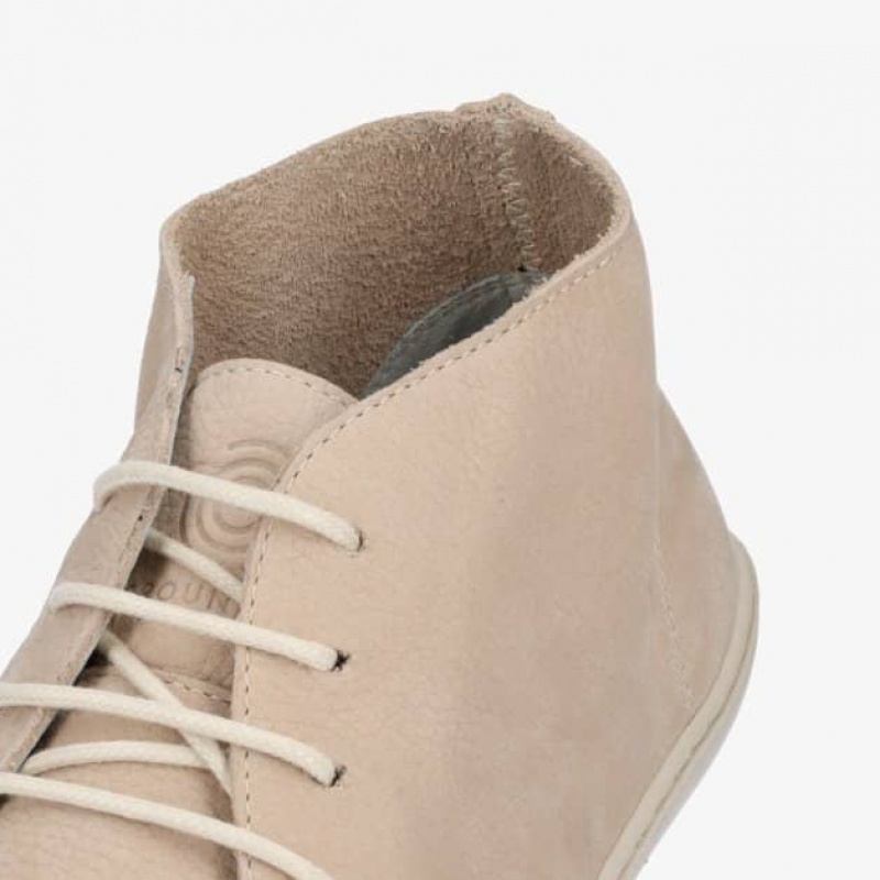 Groundies Milano Soft Barfußschuhe Damen Beige | BO66-217