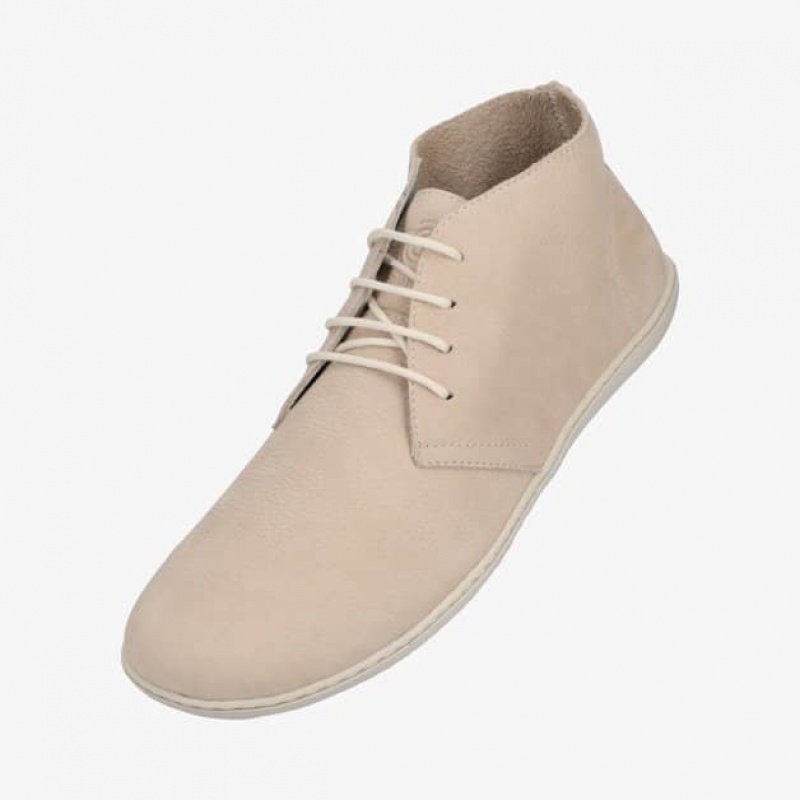 Groundies Milano Soft Barfußschuhe Damen Beige | BO66-217