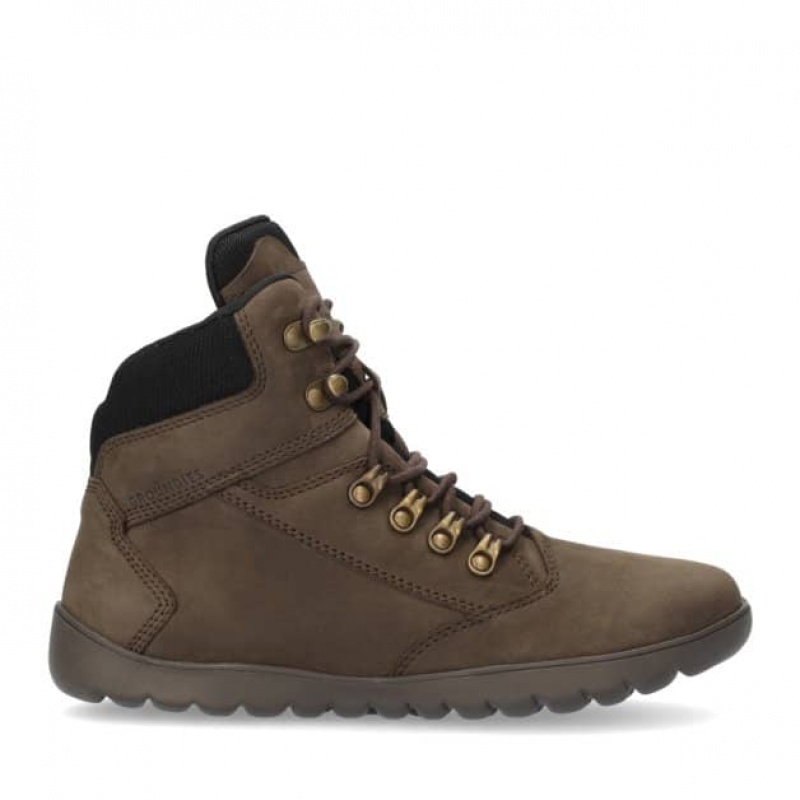 Groundies Ontario Barfuß Stiefel Herren Braun | FC44-503