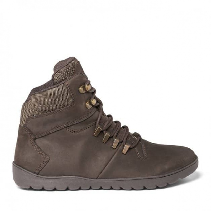 Groundies Ontario Barfuß Stiefel Herren Braun | XS59-791