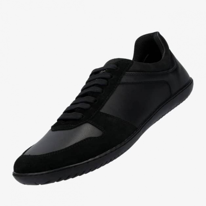 Groundies Orlando Barfußschuhe Herren Schwarz | RD83-467