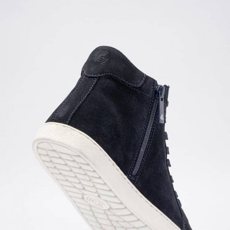 Groundies San Francisco Barfuß Sneaker Damen Navy | LD42-893