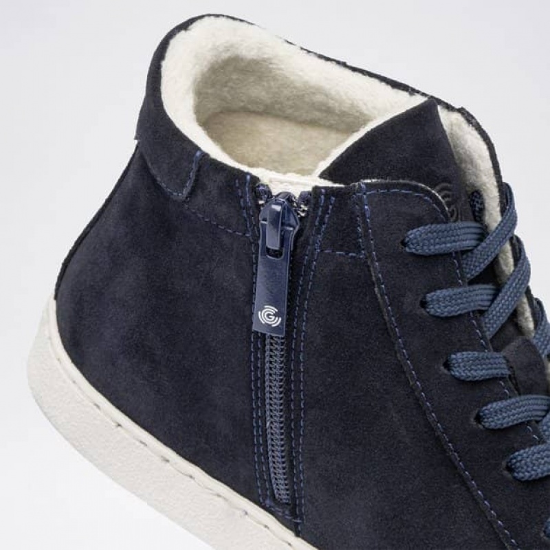 Groundies San Francisco Barfuß Sneaker Damen Navy | LD42-893