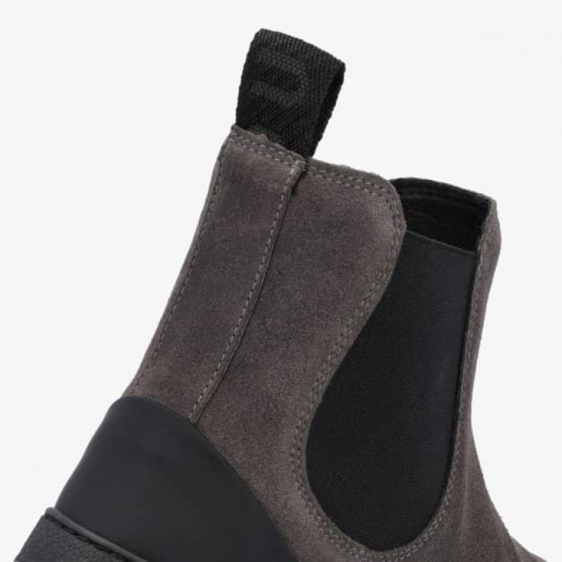 Groundies Sienna Barfuß Stiefeletten Damen Grau Schwarz | PY77-862