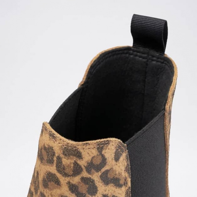 Groundies Sienna Barfuß Stiefeletten Damen Leopard | OX72-722