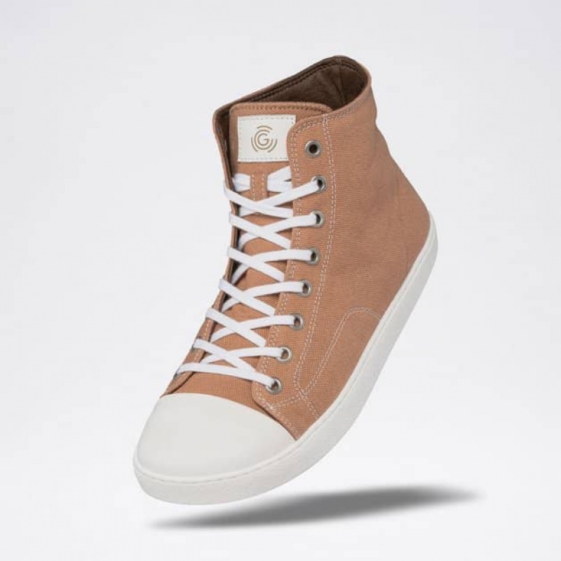 Groundies True Star Barfußschuhe Damen Beige | SQ28-100