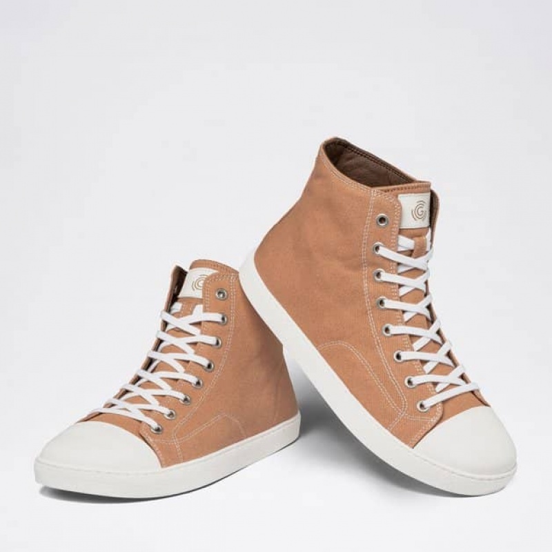 Groundies True Star Barfußschuhe Damen Beige | SQ28-100