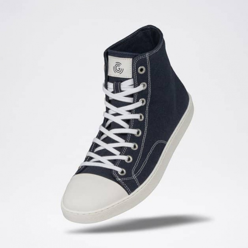 Groundies True Star Barfußschuhe Damen Blau | UC74-419