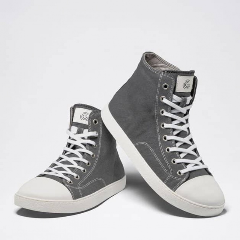 Groundies True Star Barfußschuhe Damen Grau | VG69-180