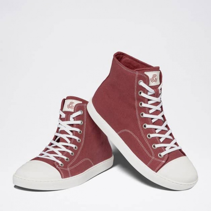 Groundies True Star Barfußschuhe Herren Rot | EA05-773