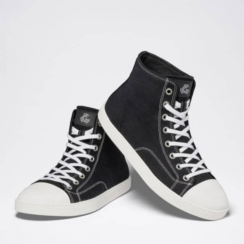 Groundies True Star Barfußschuhe Herren Schwarz | PV92-882