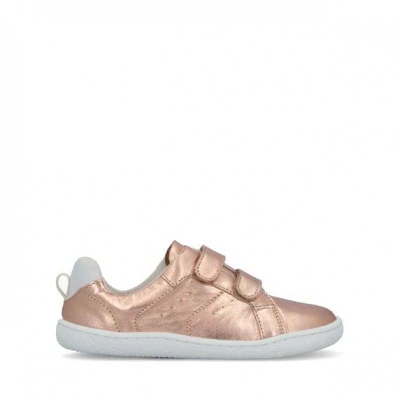 Groundies Universe Barfußschuhe Kinder Rosa Gold | VQ27-819