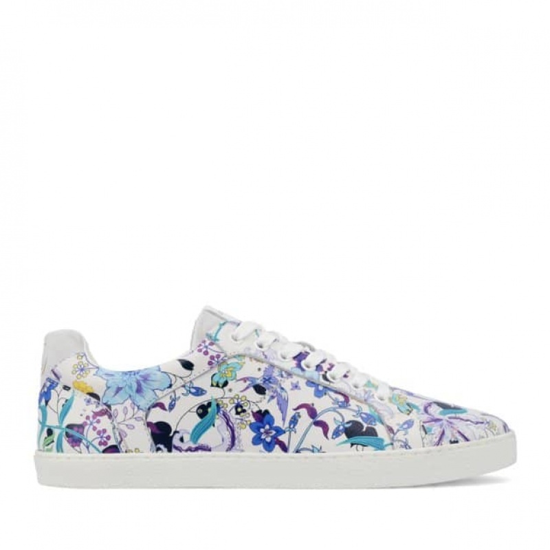 Groundies Universe X NAITO Barfuß Sneaker Damen Flowers | SS93-018