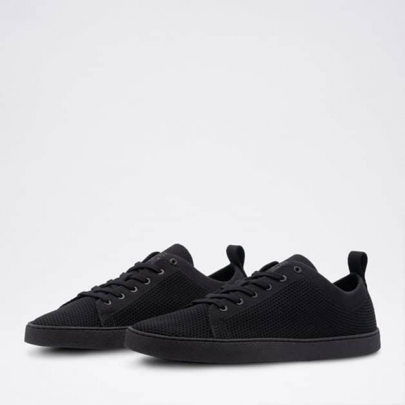 Groundies Vision Vegan Barfuß Sneaker Herren Schwarz | DL07-828